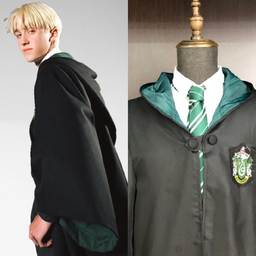 Imagen 3 de 4 de Capa Slytherin Harry Potter Cosplay