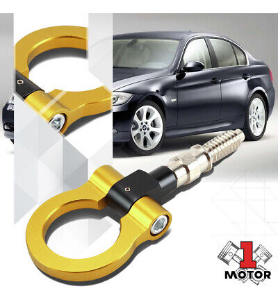 1.88  Edm European Car Gold Tow Hook Anodized Aluminum F Oak