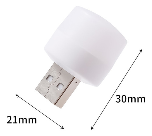 Lámpara Led Con Enchufe Para Computadora, Carga De Energía M