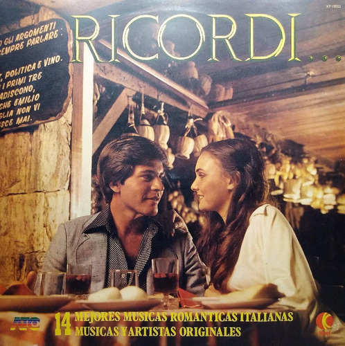 Ricordi Música Romántica Italiana 1980 Disco Vinilo