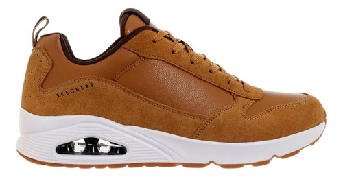 Zapatillas Skechers Streetwear Uno Stacre- Whiskey Leather