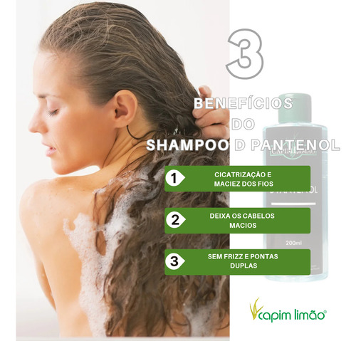 Shampoo D Pantenol Capim Limão