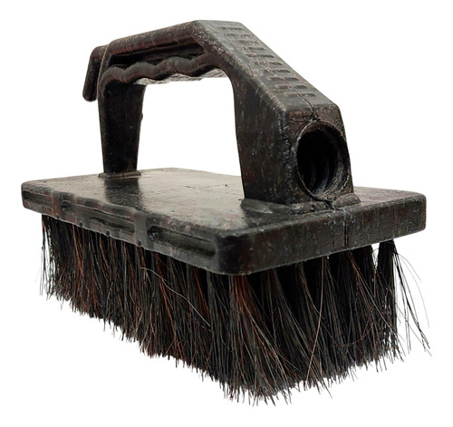 Cepillo De Cerdas Naturales Para Picar Pintura Negro