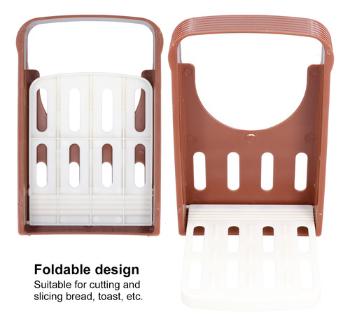 Cortador De Pan Abs Plegable Ajustable Corte Tostado Rebanad