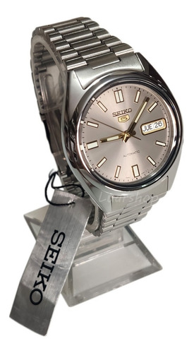 Relogio Seiko 5 Automatico Prata Masculino Original Caixa Nf