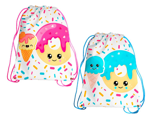 20 Pzs Morralitos Fiesta Infantil Dulceros Donas Y Dulces