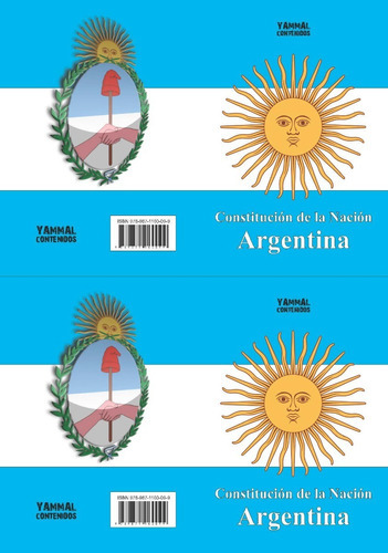 Constitución Nacional Argentina, De Greso De La Nación. Editorial Yammal Contenidos, Tapa Blanda En Español, 2022