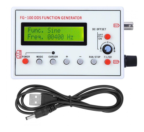 Fg100 Dds Función Generador Frecuencia Sinusoidal 1hz500khz