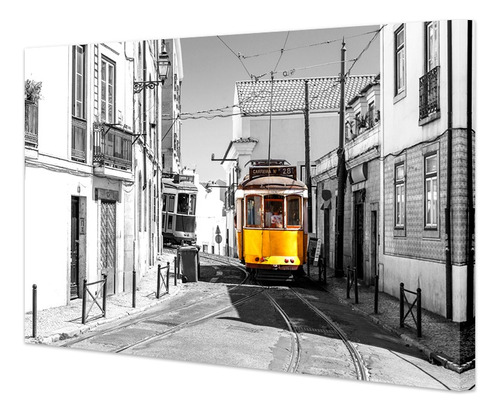 Cuadro Canvas Bastidor Tranvia De Lisboa 67 X 100 Lfda