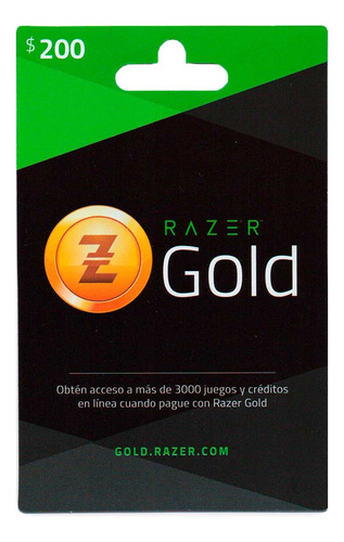 200 Usd Razer Gold Global Pin- Entrega Inmediata