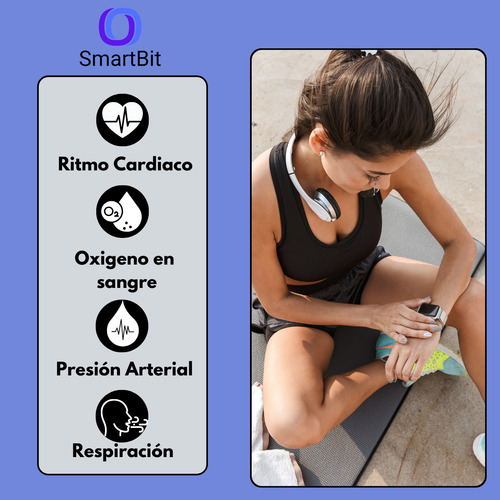 Reloj Smartwatch Mujer Smartbit S1 Pro 1.39 Dorado Deportivo Redondo Compatible Con Android E Ios Llamadas Mensajes Elegante Mide Presion Arterial