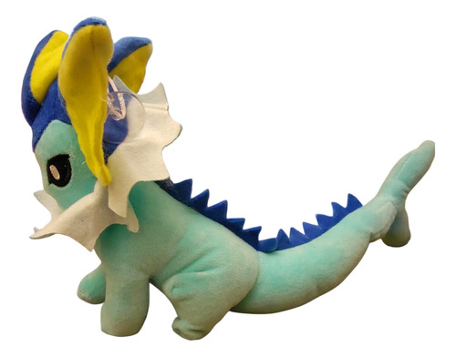 Peluche Vaporeon Evolución Eevee Animé Azul Claro Pokemon Azul Claro