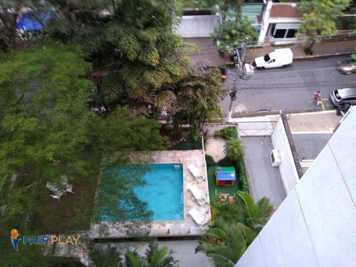 Apto Com 150m Possuindo 4 Dorms 3 Vagas Em Moema - Ap6096