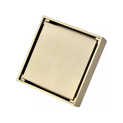 Val Desagüe-rejilla Lineal Decorativo Dorado 10x10