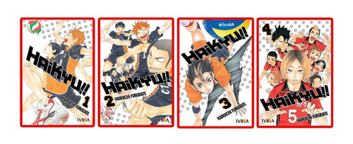 Combo Haikyu!! Vol. 1, 2, 3, 4 - Ivrea - Manga