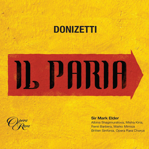 Cd: Donizetti: Il Paria