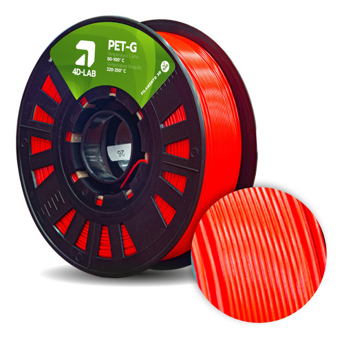 Filamento Pet-g Premium Para Impresión 3d 1,75mm 1kg