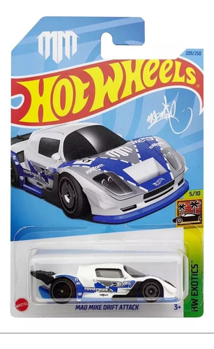 Hot Wheels 2023 Mad Mike Drift Attack 209/250 Hw Exotics 5