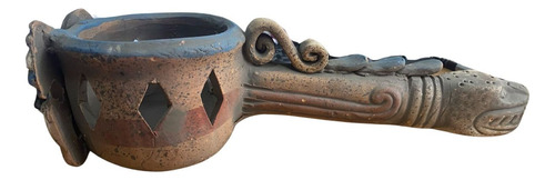 Sahumerio Para Hombre Jaguar Grande Artesanal-mexico Copaler