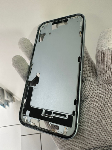 Carcaça Aro Do Meio Para iPhone 15 Original Retirada