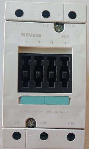 Contactor Siemens Sirius 100 Amp 3rt1044-1a Bobina 110v 