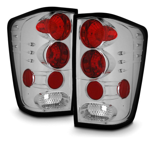 Para 04-12 Titan A60 Pickup Truck Rear Chrome Tail Lights