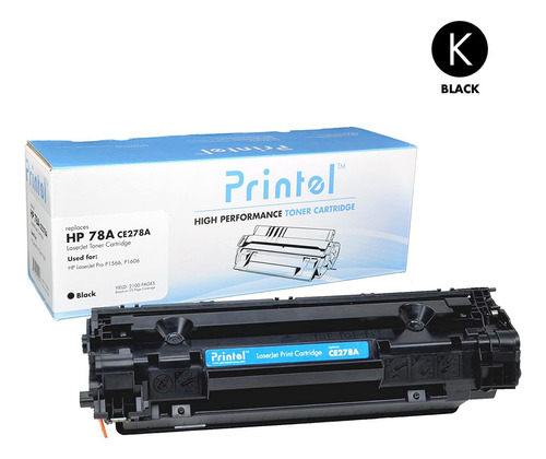 Printel Cartucho De Tóner Negro Compatible Para Hp 78a (ce27