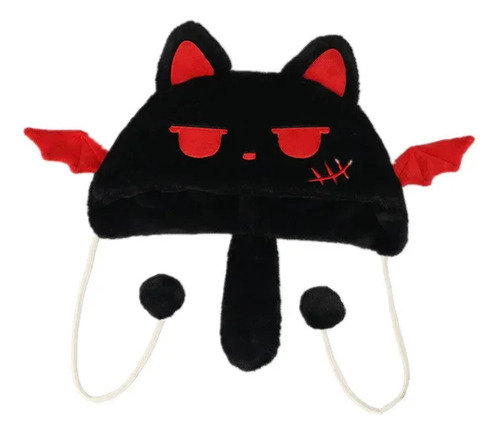 Gorro Unisex Con Orejas De Gato, Cálido, Diseño De Dibujos A
