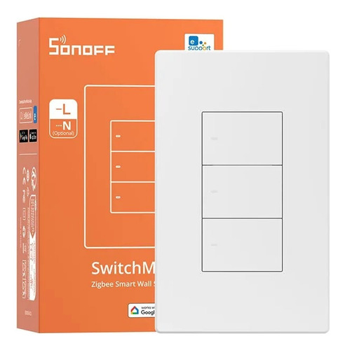 Sonoff Zbm5 Interruptor Zigbee Sin Neutro 3 Bot Alexa Google