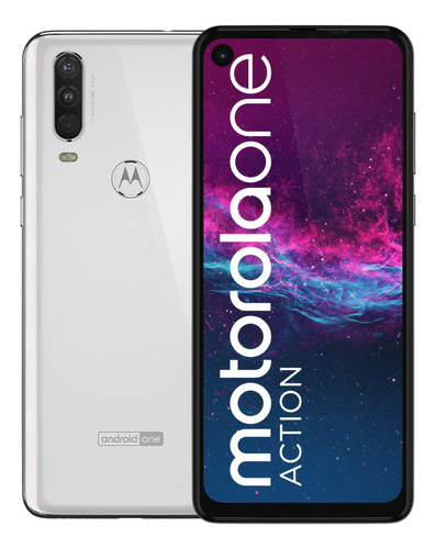 Motorola One Action Dual SIM 128 GB pearl white 4 GB RAM