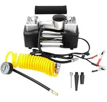 Comprar Compresor Auto Aire Doble Cilindro 12v Metal 4x4 150 Psi 5mt