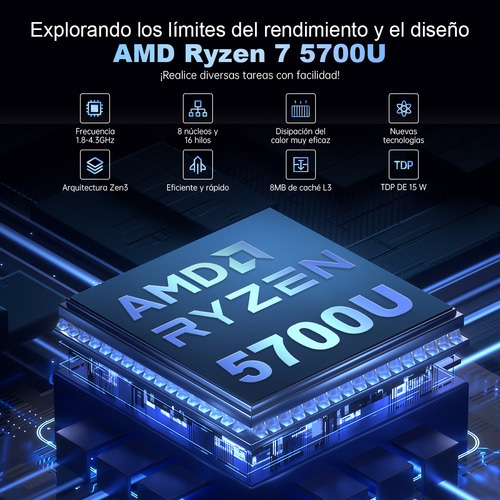 Acemagician Gaming Laptop Ax16pro Gray 16 Gb 512 Gb 60 Hz Amd Ryzen 7 5700u Windows 11 Pro Game Laptop