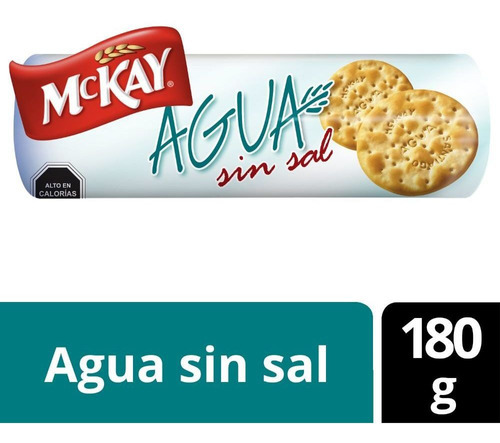 Galletas De Agua Mckay Sin Sal 180 G