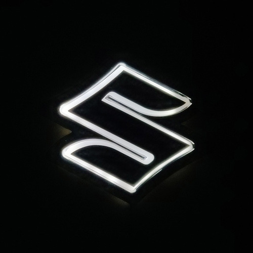 Logotipo Led Suzuki Emblema 5 D