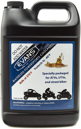 Evans Coolant Powersports - Refrigerante De Motor Sin Agua .