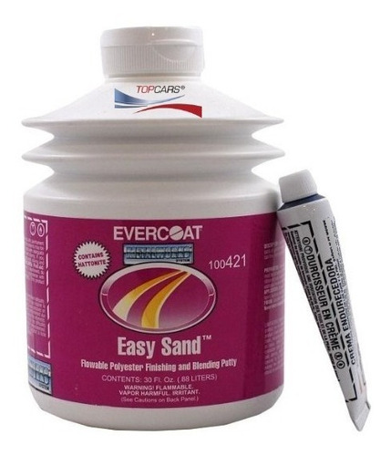 Masilla Easy Sand De Evercoat Para Acabado Y Nivelado