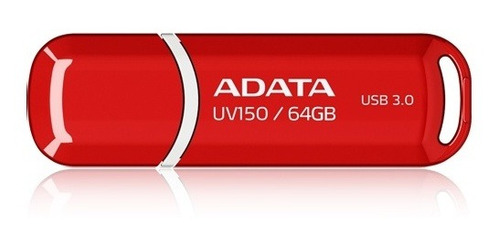 Memoria Flash Adata Uv150 64gb Usb 3.0 Rojo (auv150-64g-rrd)