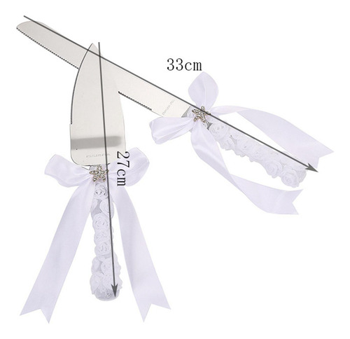 Juego De Servidor Y Cuchillo Para Pastel De Bodas De Primera