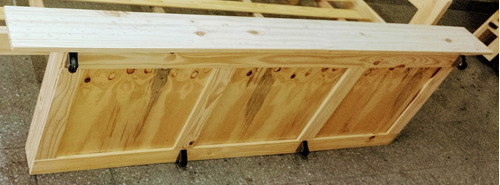 Cama 1 Plazas Y Media Con Carro Cajon Para Colchon 100x190