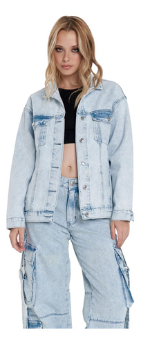 Campera De Jean Oversize