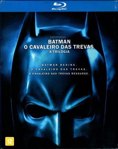 Batman O Cavaleiro Das Trevas A Trilogia Bluray Lacrado