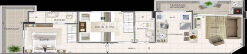 Imagem 5 de 8 de Apartamento Com 2 Dorms, Caiçara, Praia Grande - R$ 280 Mil, Cod: 2001 - V2001