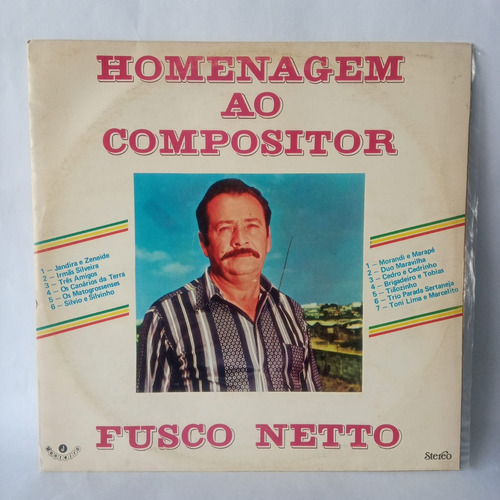 Lp Homenagem Ao Compositor - Fusco Netto