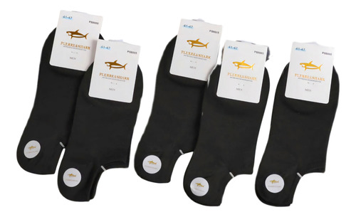 5 Pares De Tines Para Hombre Deportivos Unitalla Negros
