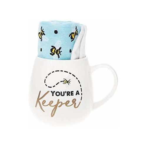 You&#39;re A Keeper Bee Calcetines Y Taza De Café De 1...
