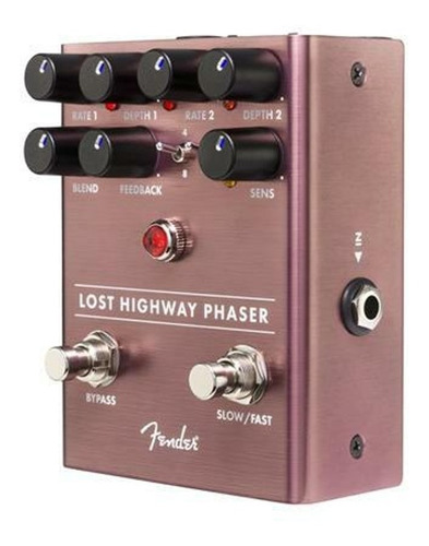 Pedal Efecto Fender Lost Highway Phaser Para Guitarra