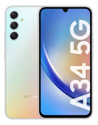 Samsung Galaxy A34 128gb 6gb Ram Awesome Silver