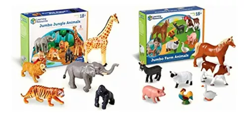 Jumbo Animales de granja, juguetes de animales Learning Resources Learning  Resources