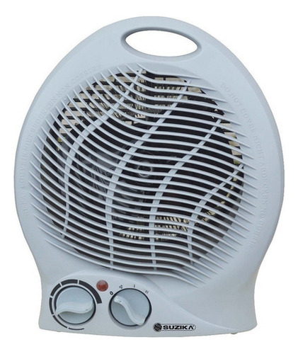 Estufa Calefactor Caloventor Electrico 2000w Suzika Color Blanco