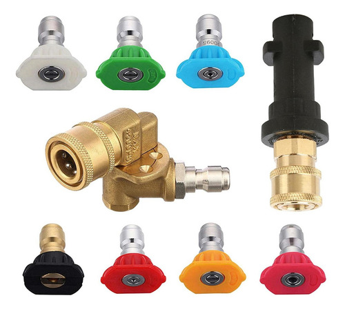 Kit De Adaptador De Lavado A Presión Profesional, Puntas De